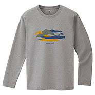 Pear Skin Cotton Long Sleeve T Mountains
